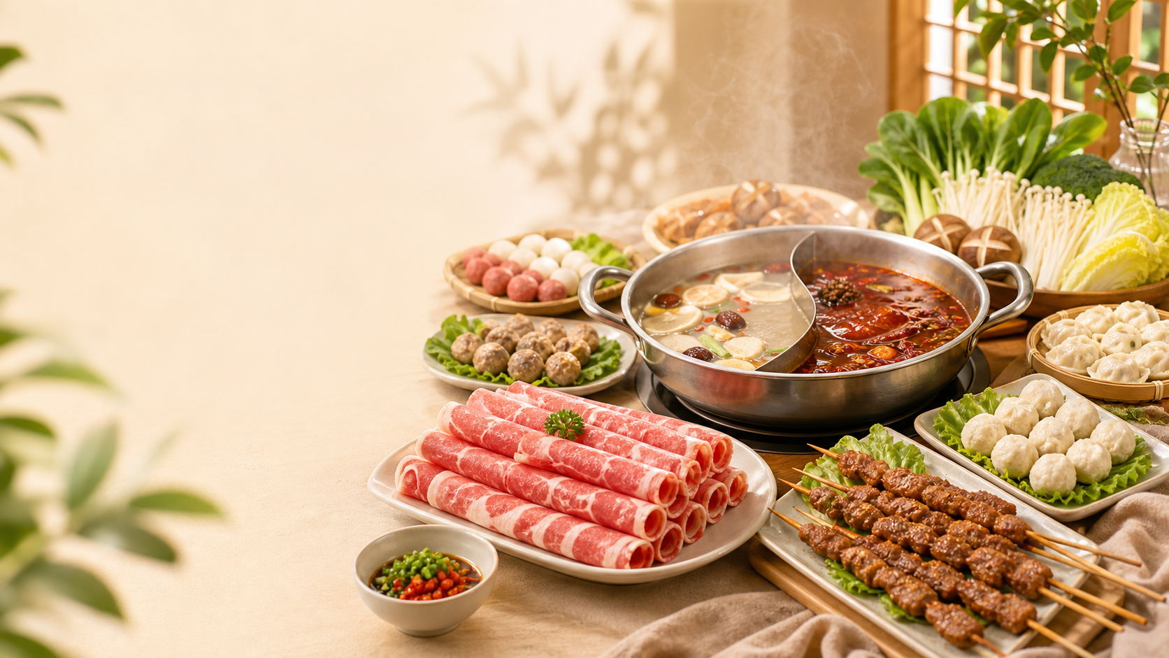 好吃村火锅肉与聚餐食材